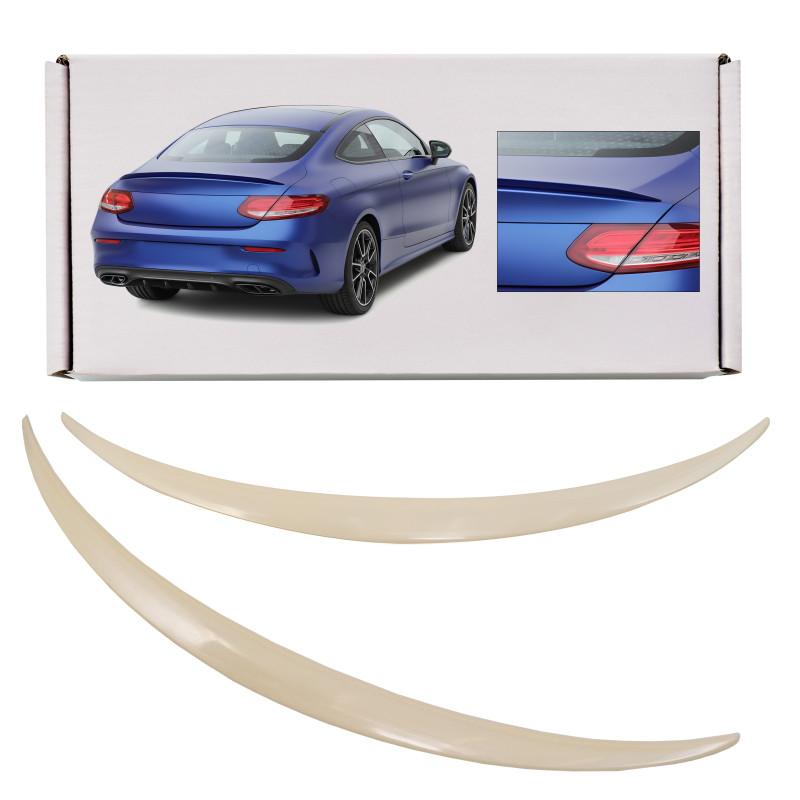 MERCEDES C-CLASS W205 2014-2021 SPOILER PORTELLONE POSTERIORE (Cod. AP-51914_A4x4)
