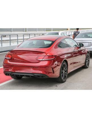 MERCEDES C-CLASS W205 2014-2021 SPOILER PORTELLONE POSTERIORE (Cod. AP-51914_A4x4)