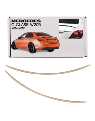 MERCEDES C-CLASS W205 2014-2019 SPOILER PORTELLONE POSTERIORE (Cod. AP-51915_A4x4)