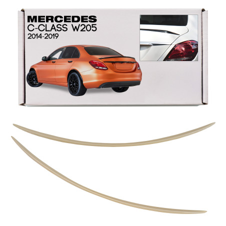 MERCEDES C-CLASS W205 2014-2019 SPOILER PORTELLONE POSTERIORE (Cod. AP-51915_A4x4)