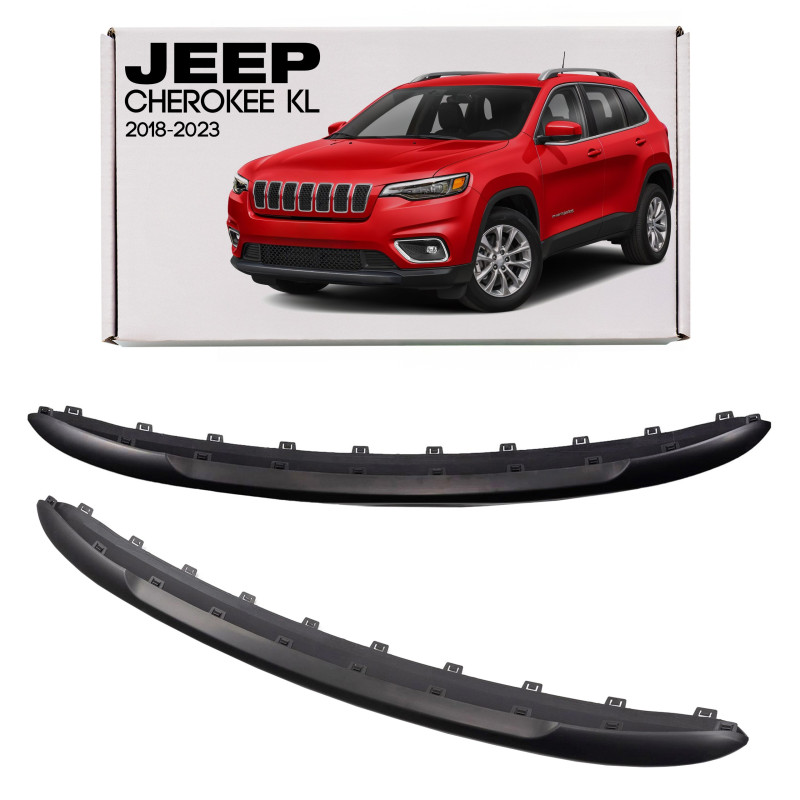JEEP CHEROKEE V KL 2018-2023 RESTYLING SPOILER ANTERIORE PARAURTI NERO 6DE39TZZAA (Cod. AP-51919_A4x