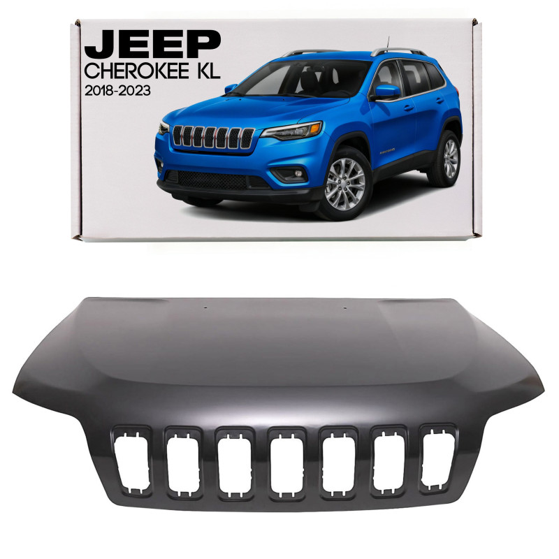 JEEP CHEROKEE V KL 2018-2023 RESTYLING IN ALLUMINIO COFANO 68290450AA (Cod. AP-51924_A4x4)