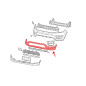 JEEP COMPASS II MP 2017-2020 PRE-RESTYLING PARAURTI ANTERIORE INFERIORE 5UQ11RXFAB (Cod. AP-51931_A4