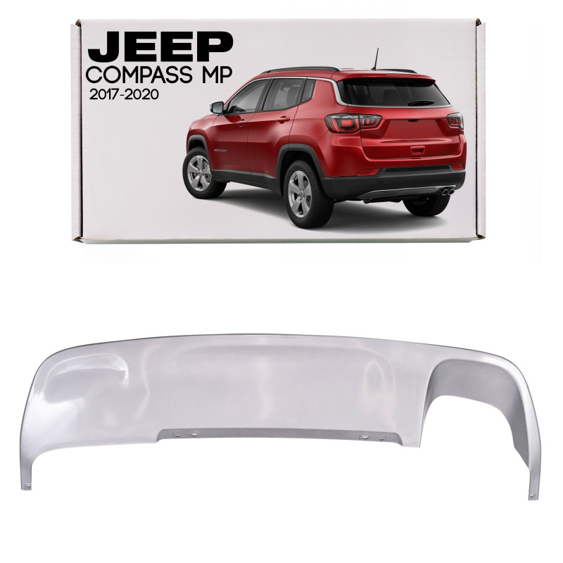JEEP COMPASS II MP 2017-2020 PRE-RESTYLING PARAURTI POSTERIORE INFERIORE ARGENTO 5SY44TZZAB (Cod. AP