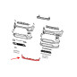 JEEP COMPASS II MP 2017-2020 PRE-RESTYLING PARAURTI ANTERIORE INFERIORE SPOILER 68248765AC (Cod. AP-