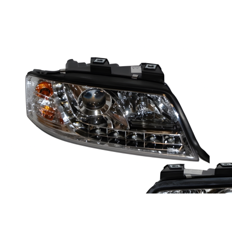 Fari Day Light Audi A6 C5 99-00 (Cod. E-FAAU038)