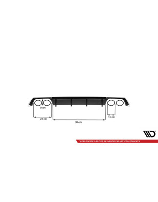 Sottoparaurti posteriore V.3 Seat Leon Cupra ST Mk3 FL (Cod. M-SE-LE-3F-CU-ST-RS2G-OO_OO)