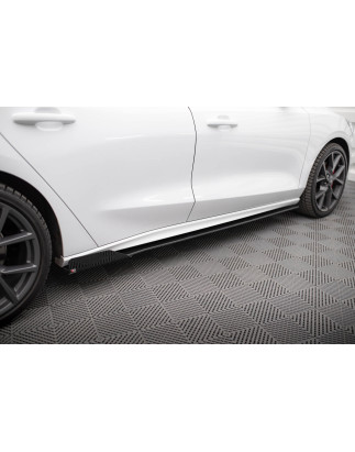 Diffusori minigonne street pro + Flaps Ford Focus ST / ST-Line Mk4 (Cod. M-FOFO4STCNC-SD1B+SRF1G)