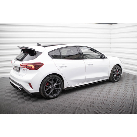 Diffusori minigonne street pro + Flaps Ford Focus ST / ST-Line Mk4 (Cod. M-FOFO4STCNC-SD1B+SRF1G)