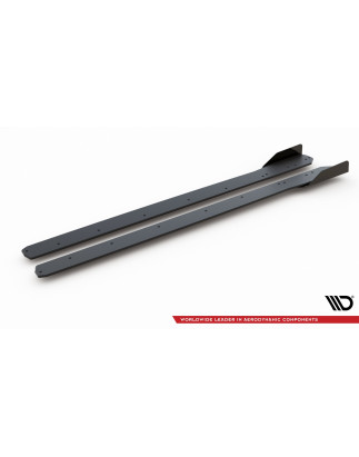 Diffusori minigonne street pro + Flaps Ford Focus ST / ST-Line Mk4 (Cod. M-FOFO4STCNC-SD1B+SRF1G)