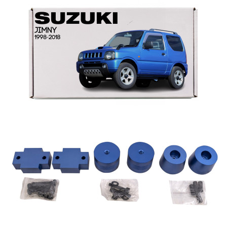 SUZUKI JIMNY 1998-2018 LIFT KIT KIT SOLLEVAMENTO SOSPENSIONE O 2'' (Cod. AP-52890_A4x4)