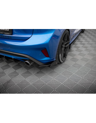 Splitters posteriori laterali Street Pro + Flaps Ford Focus ST Mk4 (Cod. M-FOFO4STCNC-RSD1B+RSF1G)