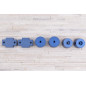 SUZUKI JIMNY 1998-2018 LIFT KIT KIT SOLLEVAMENTO SOSPENSIONE O 2'' (Cod. AP-52890_A4x4)