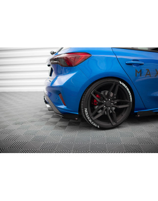 Splitters posteriori laterali Street Pro + Flaps Ford Focus ST Mk4 (Cod. M-FOFO4STCNC-RSD1B+RSF1G)