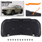 MAZDA CX-5 II KF 2017-2025 PANNELLO FONOASSORBENTE COFANO KIT CON CLIP KB7W56681B (Cod. AP-53069_A4x
