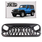 JEEP WRANGLER JK 2007-2018 MASCHERINA ANTERIORE MODELLO VIPER II (Cod. AP-53076_A4x4)