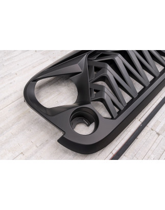 JEEP WRANGLER JK 2007-2018 MASCHERINA ANTERIORE MODELLO VIPER II (Cod. AP-53076_A4x4)