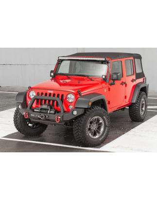 JEEP WRANGLER JK 2007-2018 SUPPORTO LUCI AGGIUNTIVI 52'' PER MONTANTE ANTERIORE (Cod. AP-53077_A4x4)
