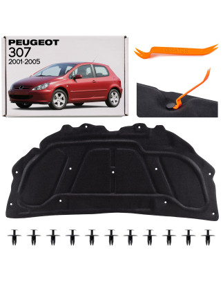 PEUGEOT 307 2001-2005 PRE-RESTYLING PANNELLO FONOASSORBENTE COFANO 7979C7 (Cod. AP-53089_A4x4)