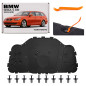 BMW SERIA 5 E61 2003-2010 TOURING PANNELLO FONOASSORBENTE COFANO 51487148208 / 51487033727 (Cod. AP-