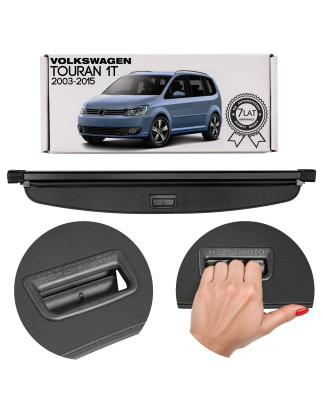 VOLKSWAGEN TOURAN E 1T 2003-2015 CAPPELLIERA COPRIBAGAGLI NERA 1T0867871M (Cod. AP-53094_A4x4)