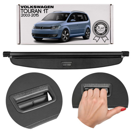 VOLKSWAGEN TOURAN E 1T 2003-2015 CAPPELLIERA COPRIBAGAGLI NERA 1T0867871M (Cod. AP-53094_A4x4)