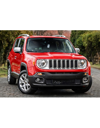 JEEP RENEGADE E BU 2015-2018 PRE-RESTYLING MASCHERINA ARGENTO 735587825 (Cod. AP-53118_A4x4)