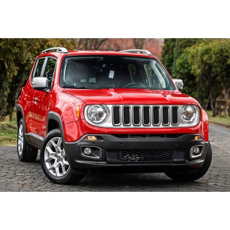 JEEP RENEGADE E BU 2015-2018 PRE-RESTYLING MASCHERINA ARGENTO 735587825 (Cod. AP-53118_A4x4)