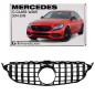 MERCEDES C-CLASS W205 2014-2018 PRE-RESTYLING MASCHERINA GT PANAMERICANA NERO (Cod. AP-53122_A4x4)