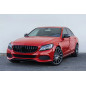 MERCEDES C-CLASS W205 2014-2018 PRE-RESTYLING MASCHERINA GT PANAMERICANA NERO (Cod. AP-53122_A4x4)