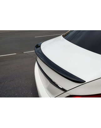 MERCEDES C-CLASS W205 2014-2021 SPOILER POSTERIORE NERO VERNICIATO PIANO BLACK (Cod. AP-53132_A4x4)