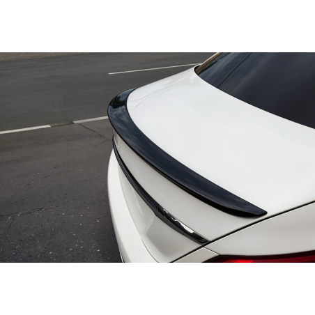 MERCEDES C-CLASS W205 2014-2021 SPOILER POSTERIORE NERO VERNICIATO PIANO BLACK (Cod. AP-53132_A4x4)