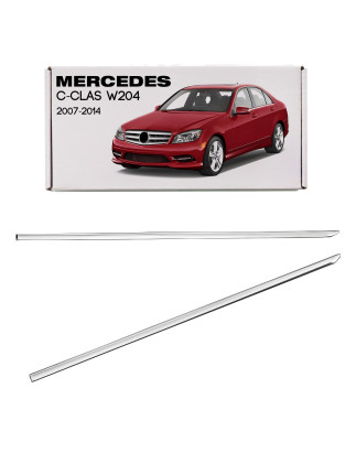 MERCEDES C-CLASS W204 2007-2014 CROMATA MODANATURA POSTERIORI PORTE SINISTRA A2047300180 (Cod. AP-53