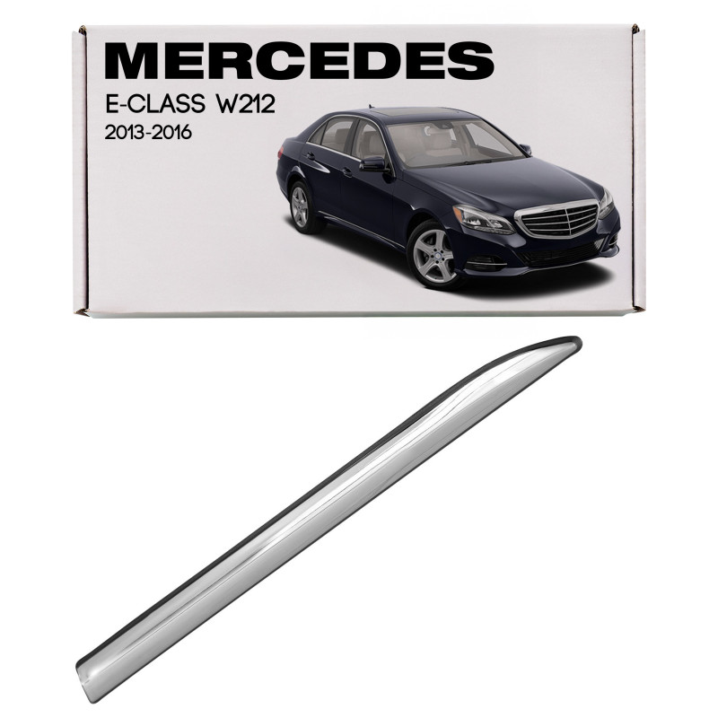 MERCEDES E-CLASS W212 2013-2016 RESTYLING CROMATA MODANATURA ANTERIORE PARAFANGO DESTRA A2126904482 