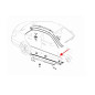 MERCEDES E-CLASS W212 2013-2016 RESTYLING CROMATA MODANATURA ANTERIORE PARAFANGO DESTRA A2126904482 