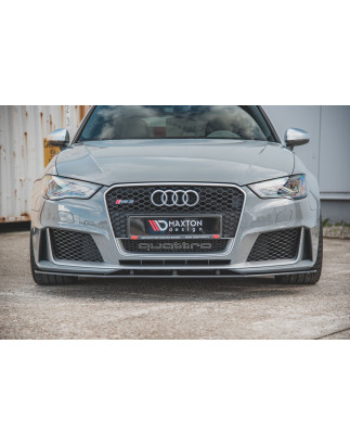SPLITTER ANTERIORE street pro Audi RS3 8V Sportback (Cod. M-AURS38VCNC-FD3B)