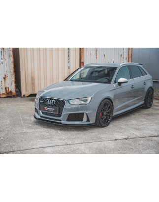 SPLITTER ANTERIORE street pro Audi RS3 8V Sportback (Cod. M-AURS38VCNC-FD3B)
