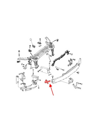 MERCEDES C-CLASS W205 2014-2019 PRE-RESTYLING SUPPORTO SUPPORTO FARI DESTRO ANTERIORE A20562035010 (