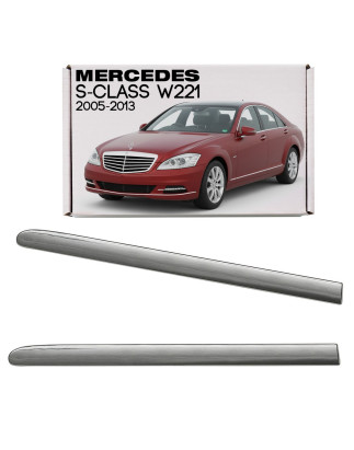 MERCEDES S-CLASS W221 2005-2013 CROMATA MODANATURA ANTERIORE PARAFANGO SINISTRA A2216903980 (Cod. AP