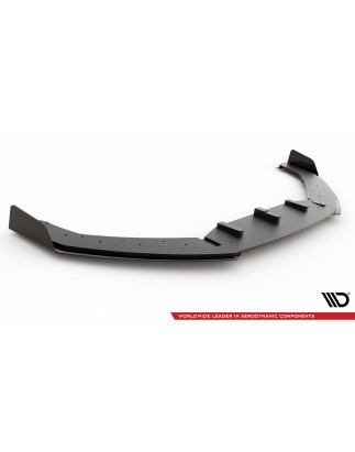 SPLITTER ANTERIORE street pro + Flaps Audi RS3 8V Sportback (Cod. M-AURS38VCNC-FD3B+FSF1G)