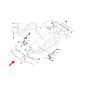 BMW SERIA 5 F10 2010-2017 CABLAGGIO PARCHEGGIO PDC ANTERIORE 61129220701 (Cod. AP-53270_A4x4)