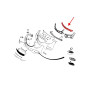 MERCEDES E-CLASS W212 2013-2016 RESTYLING ABSORBER ANTERIORE PARAURTI A2128800135 (Cod. AP-53290_A4x