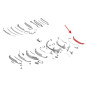 MERCEDES GLC X253 2015-2019 PRE-RESTYLING ABSORBER ANTERIORE PARAURTI A2538851600 (Cod. AP-53295_A4x