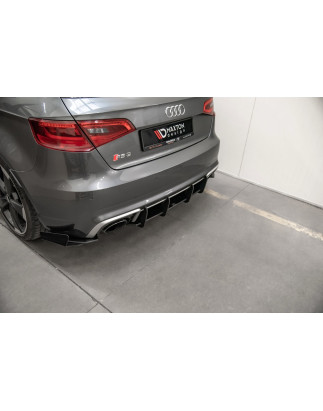 DIFFUSORE POSTERIORE street pro V.1 Audi RS3 8V Sportback (Cod. M-AURS38VCNC-RS3B)