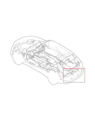 BMW X5 F15 2013-2018 CABLAGGIO PARCHEGGIO PDC POSTERIORE 61129306090 (Cod. AP-53302_A4x4)