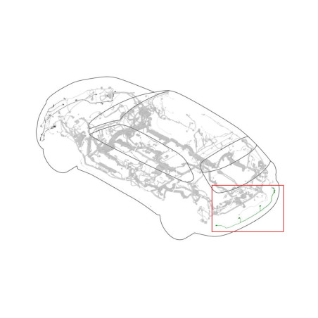 BMW X5 F15 2013-2018 CABLAGGIO PARCHEGGIO PDC POSTERIORE 61129306090 (Cod. AP-53302_A4x4)