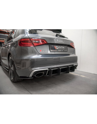 DIFFUSORE POSTERIORE street pro V.2 Audi RS3 8V Sportback (Cod. M-AURS38VCNC-RS4B)