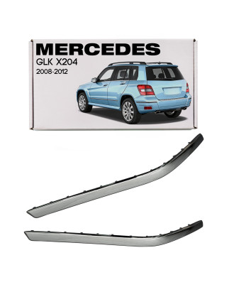 MERCEDES GLK X204 2008-2012 PRE-RESTYLING CROMATA MODANATURA POSTERIORE PARAURTI SINISTRA A204885192
