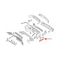 MERCEDES GLK X204 2008-2012 PRE-RESTYLING CROMATA MODANATURA POSTERIORE PARAURTI SINISTRA A204885192