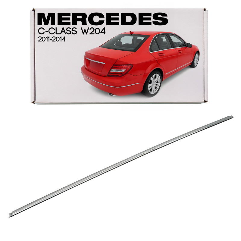 MERCEDES C-CLASS W204 2011-2014 RESTYLING MODANATURA POSTERIORE PARAURTI CENTRALE A2048853121 (Cod. 